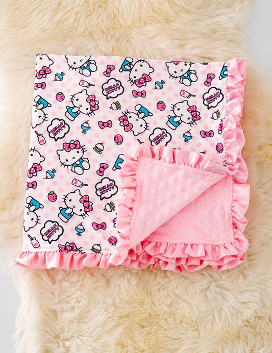 Hello Pinky Handmade Blanket